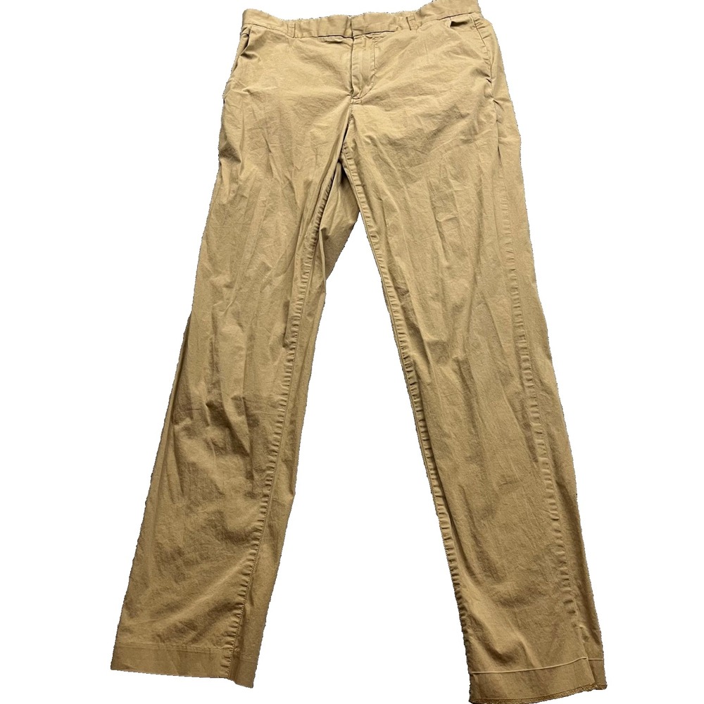 Everlane Slim Fit Chinos Mens 32x32 Khaki Tan Cotton Stretch Casual Work Office